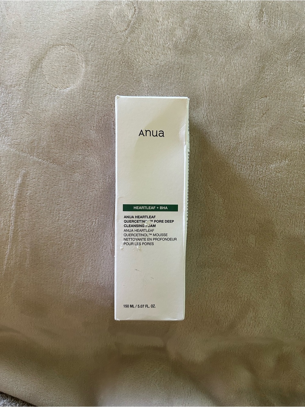 ANUA Heartleaf + BHA Quercetinol Pore Deep Cleansing Foam (5.07 oz/150 ml)